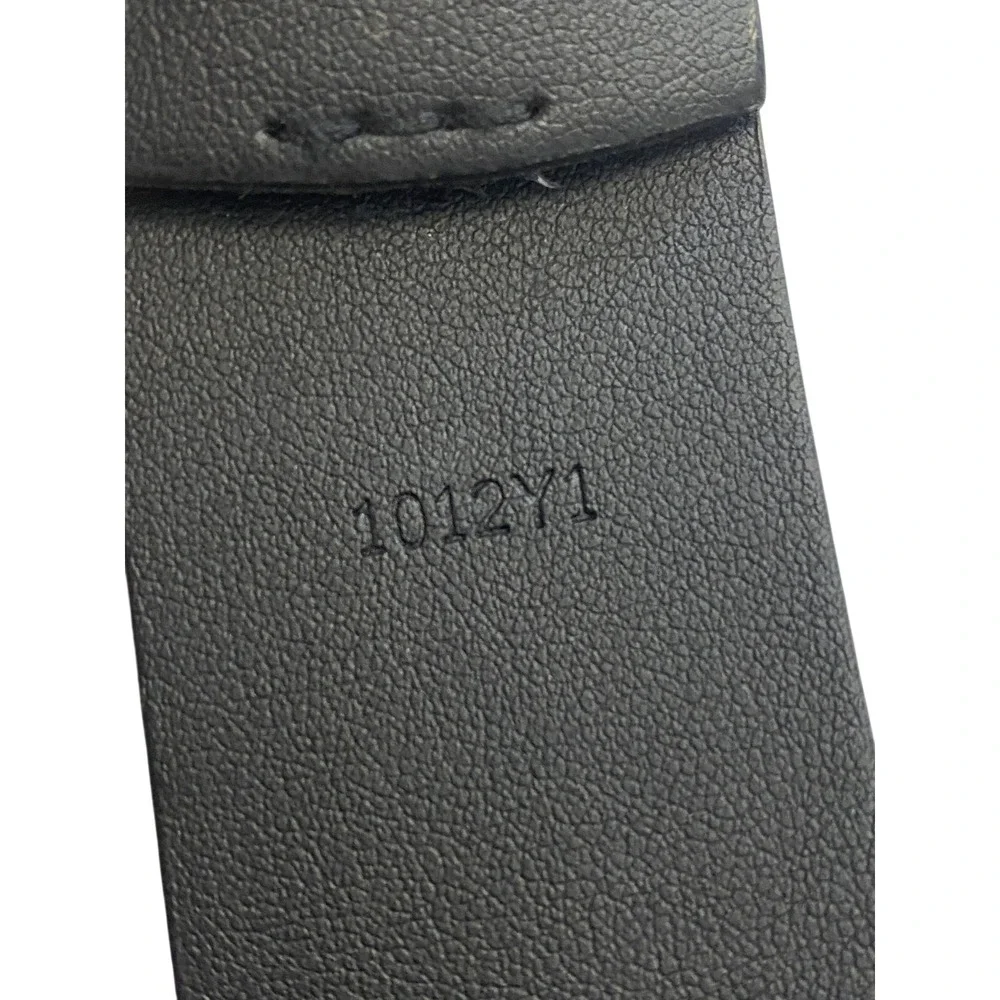 Nike Vintage Belt Buckle Men's 38 Black‎ Gunmetal Swoosh